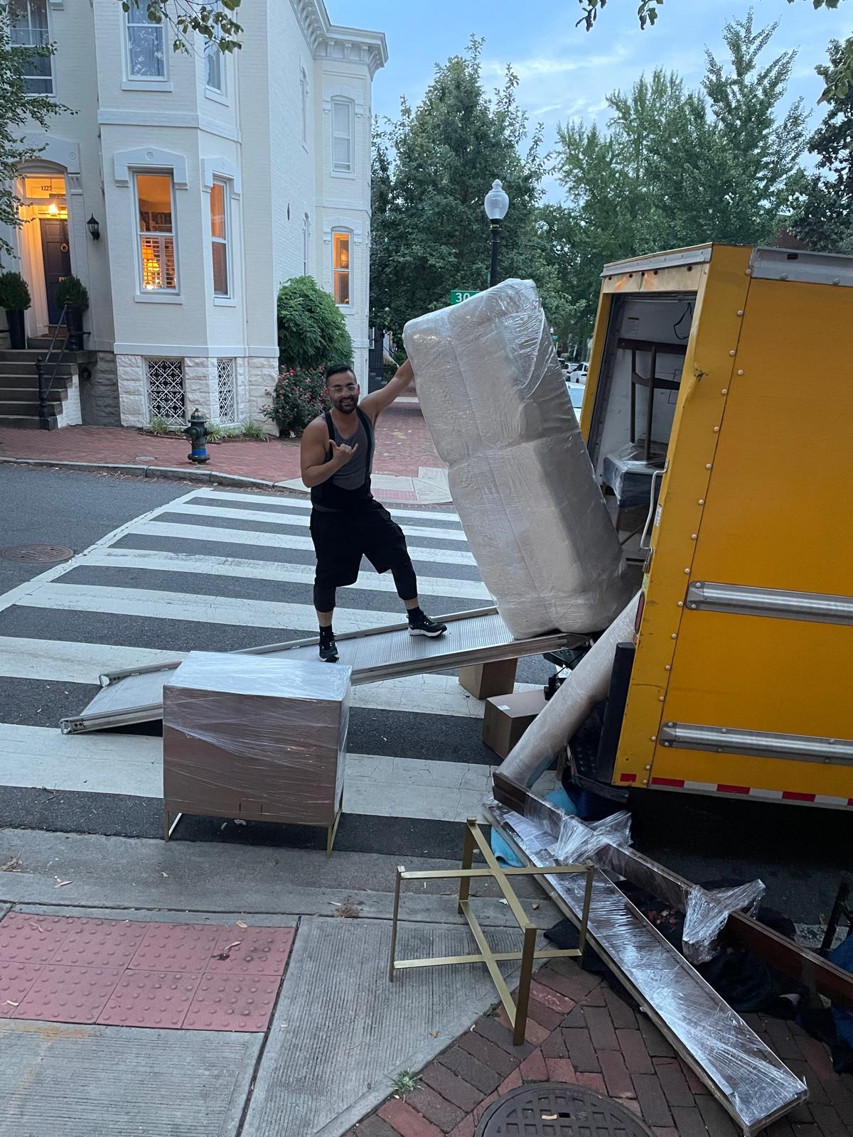 Residential move in progress