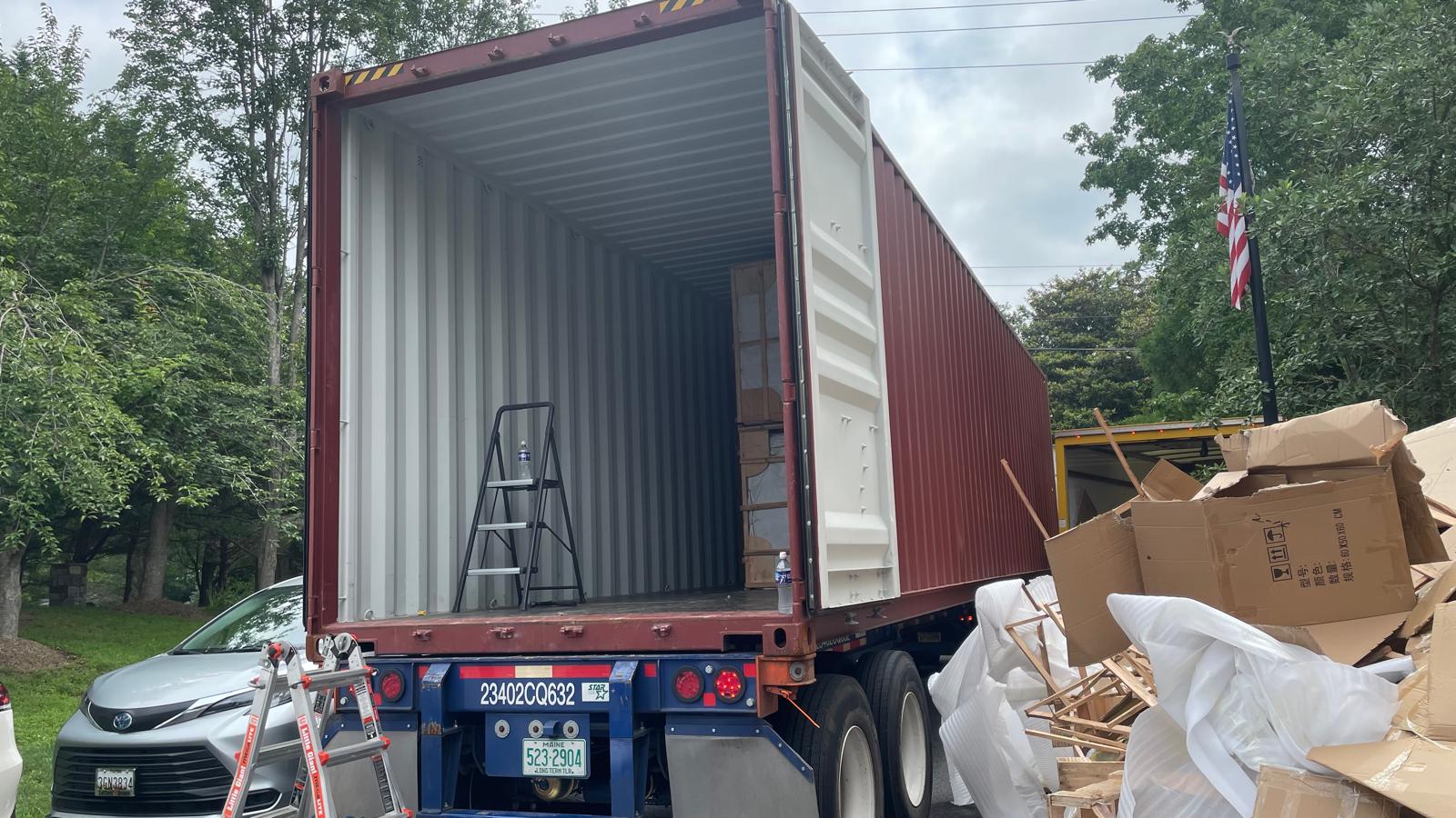 Residential move in progress