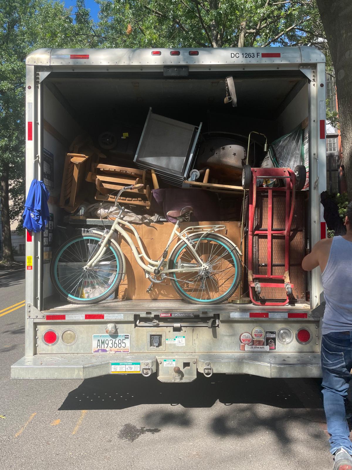 Residential move in progress