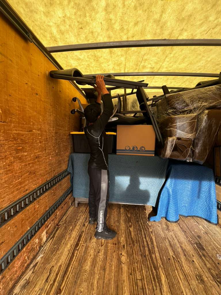 Residential move in progress