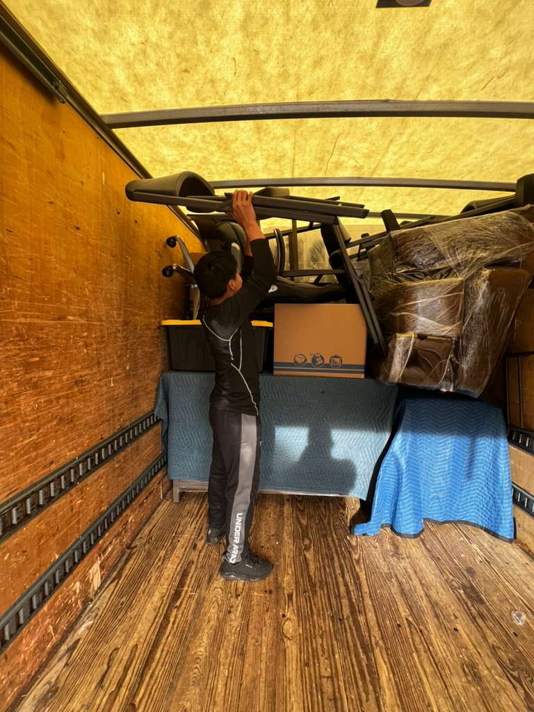 Residential move in progress